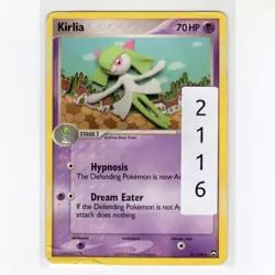 Pokemon TCG Kirlia 31/108 EX Power Keepers Regular Uncommon Card EN-DMG 2007 - Image 3