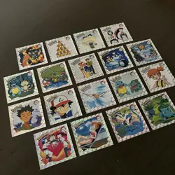 Pokemon Art Box Lot of 18 Flipz Prizm Pokemon Chase Stickers - Image 1