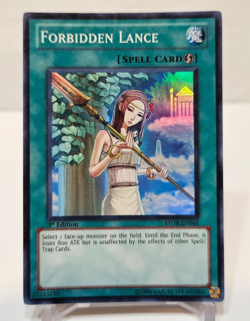 Forbidden Lance STOR-EN061 Super Rare 1st Edition Yugioh *13 PHOTOS* 4024 - Image 1