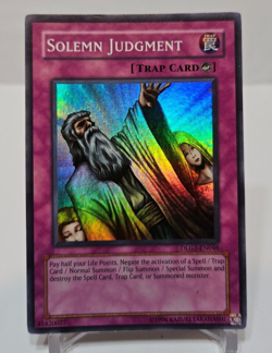 Solemn Judgment DLG1-EN046 Super Rare Yugioh *13 PHOTOS* 4998 - Image 1