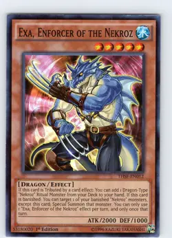 Yu-Gi-Oh TCG Exa, Enforcer Of The Nekroz THSF-EN012 1st Edition Super Rare NM - Image 1