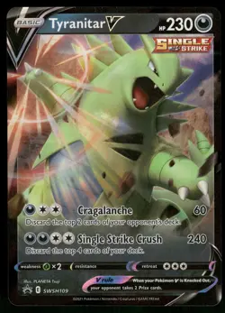 Tyranitar V SWSH109 SWSH: Sword & Shield Promo Cards Pokemon - Image 1