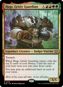Hugs, Grisly Guardian - 218 - Bloomburrow- Near Mint - MTG - Image 1
