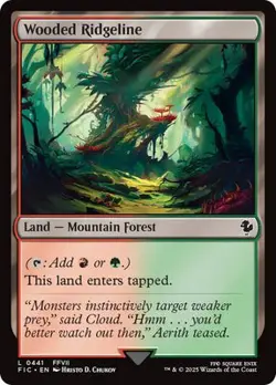 Magic The Gathering MTG WOODED RIDGELINE Final Fantasy NM Near Mint - Image 1