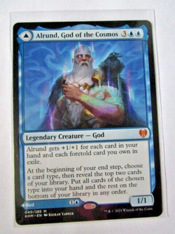 MTG Alrund, God Of The Cosmos 040/285 Khm Kaldheim Mythic Near Mint Pack Fresh!! - Image 1