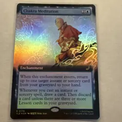 MTG: Avatar: The Last Airbender-Legal, Chakra Meditation - Extended Art Foil - Image 1