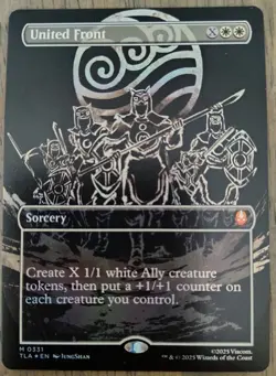 United Front (Borderless) [Avatar: The Last Airbender] Foil Near Mint - In Hand - Image 1