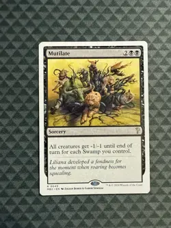 MTG Mutilate #0045 White Border Rare Mystery Booster 2 (MB2) - Image 1