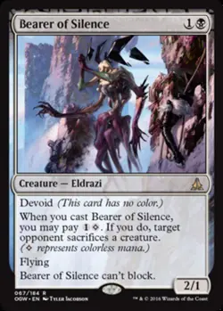 Bearer of Silence - Foil ~ Near Mint Oath of the Gatewatch MTG Magic UltimateMTG - Image 1