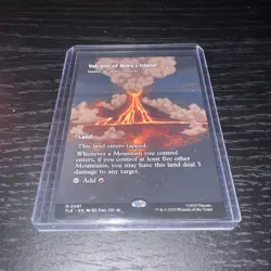 Volcano of Roku's Island - (Borderless) Avatar: The Last Airbender Mtg Card NM - Image 1
