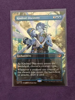 MTG - Kindred Discovery Anime Borderless - Wilds of Eldraine - Image 1