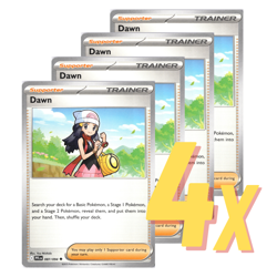 Pokemon TCG 4x Dawn 087/094 PLAYSET Phantasmal Flames SET OF 4 Pokemon Cards NM - Image 1