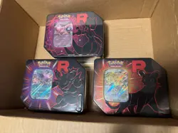 Pokemon TCG: Team Rocket Tin Complete Set of 3 (Mewtwo, Nidoking, Persian) - Image 2
