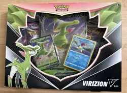 Pokemon TCG: Virizion V Box - Brand New Factory Sealed - Promo Card + 4 Booster - Image 1