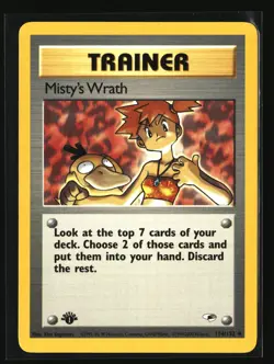 Pokemon MISTY'S WRATH 114/132 1st Edition (2000 Gym Heroes) NM/Near Mint - Image 1