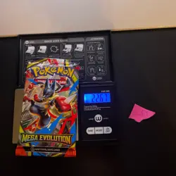 22.67g VERY HEAVY Mega Evolution Pokemon Sealed Booster Pack New SIR/HRU - Image 1