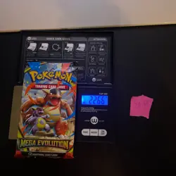 22.66g VERY HEAVY Mega Evolution Pokemon Sealed Booster Pack New SIR/HRU - Image 1