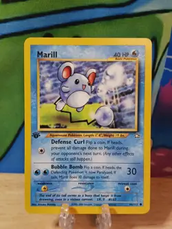 First Edition Marill #066/111 Neo Genesis Pokemon Near Mint - Image 1
