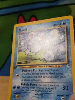 First Edition Marill #066/111 Neo Genesis Pokemon Near Mint - Image 2