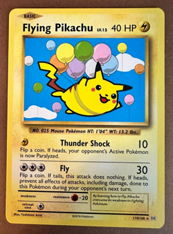 Pokemon TCG Pikachu 110/108 2016 Secret Rare XY Evolutions VLP - Image 1