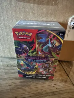 Pokemon TCG Mega Evolution Phantasmal Flames Booster Bundles New Sealed 6 Packs - Image 1