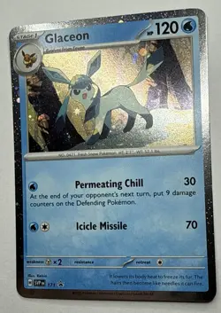 Glaceon 171 Sv: Scarlet & Violet Black Star Promo Holo Pokemon TCG Near Mint - Image 3