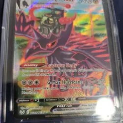 CGC 10 PRISTINE CORVIKNIGHT VMAX 249/184 Pokemon Silver Tempest FULL ART HOLO - Image 3