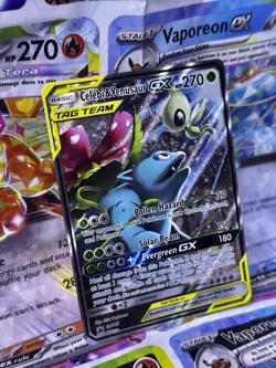 Pokemon Celebi & Venusaur GX SM167 Sun & Moon Promo Tag Team NM Pack Fresh - Image 3