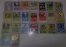 Pokemon Card Vintage LOT Base set Blastoise Error Wigglytuff - Image 1