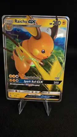 Raichu GX 20/68 M/NM -Ultra Rare Pokemon Card- Hidden Fates (4c) - Image 1