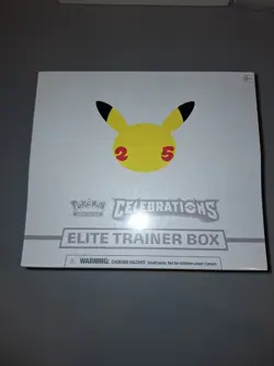 Pokemon TCG: 25th Anniversary Celebrations Elite Trainer Box **FACTORY SEALED** 820650809439 - Image 1