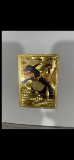 Pokemon Charizard VMax HP330 G-Max Wildfire Gold Foil Fan Art Card - Image 2