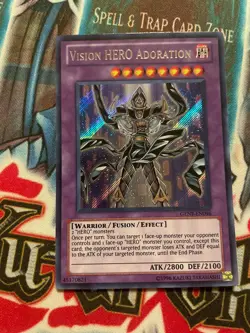Vision HERO Adoration GENF-EN096 Generation Force 1st Edition NM Yugioh - Image 1