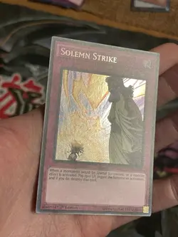 Yugioh! MP Solemn Strike - BOSH-EN079 - Secret Rare - 1st Edition MP/LP - Image 3