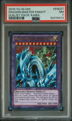 2010 YU-GI-OH! DUELIST PACK: KAIBA #EN027 DRAGON MASTER KNIGHT PSA 7 - Image 1