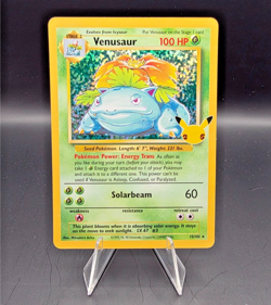 Pokemon TCG Venusaur Holo Rare Card Classic Celebrations Edition 15/102 NM - Image 1