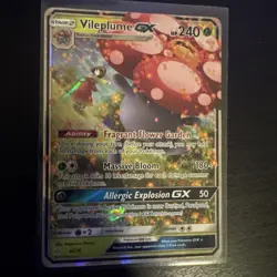 Pokemon Vileplume GX 211/236 & 4/236 Alt Art Cosmic Eclipse NM Condition Cards - Image 2