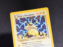 Pokemon Lt. Surge's Electabuzz 6/132 Holo Gym Heros TCG Vintage Card - Image 2