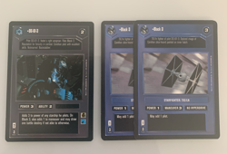 Star Wars CCG 1995 Premiere DS-61-3 and Black 3 Card - EXCELLENT CONDITION - Image 1