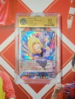 Bandai Dragon Ball Japanese Trading Card #BT20-023 UC Android 18 CCG 10 - Image 1