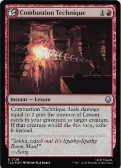 Combustion Technique - FOIL - U Avatar: The Last Airbender 128 - MTG - Image 1