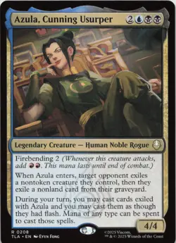 Azula, Cunning Usurper R Avatar: The Last Airbender 208 NM MTG - Image 1