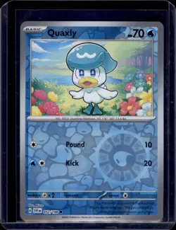 Quaxly SV01: Scarlet & Violet Base Set Pokemon #052/198 Reverse Holo NM+ - Image 1
