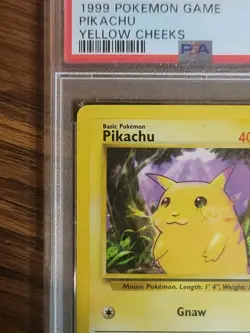 1999 Pokemon "PERFECT CENTERING " #58 PIKACHU PSA 9 Mint NEW FRESH SLAB - Image 4