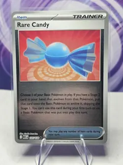 Rare Candy (Reverse Holo) 125/132 - Mega Evolution - Pokemon - NM/M - Image 1