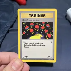 Pokemon TCG Sleep! Team Rocket 79 Regular 1st Edition Common - Image 1