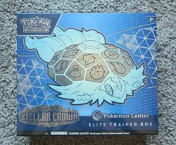Pokemon TCG: Stellar Crown Pokemon Center Exclusive Elite Trainer Box ETB SEALED - Image 1