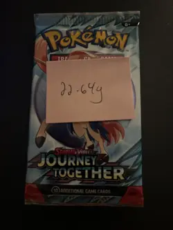 Heavy! Over 22.64 Gram Pokemon Journey Together Booster Pack Sealed - Image 4