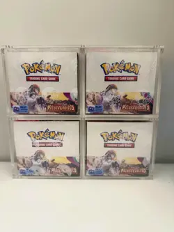x4 Pokemon Scarlet & Violet Paldea Evolved Booster Box - Sealed w/acrylic case - Image 1
