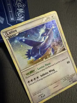 Pokemon TCG Latios HGSS11 HeartGold SoulSilver Black Star Promo Cosmos Holo 2010 - Image 2